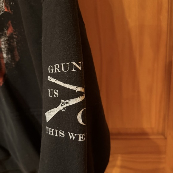 Mens XLarge Grunt Style Hoodie Streetwear Army Military Outerwear Graphic - Picture 3 of 6